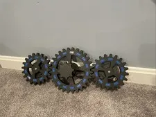 Display Your Lego mini figures!!!  3D Gears W/Knob 17 X 7 Spins Interactive Fun