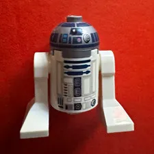 LEGO Star Wars R2-D2 Droid Minifigure, White Body w/ Gray Dome