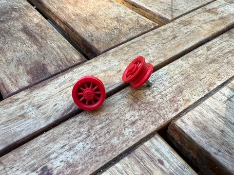2x LEGO VINTAGE wheel spoken small bb0019 wheels /set 730 383 376 377 337 382 375