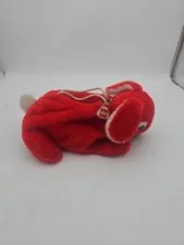 Duplo Plush Bunny Lego Block Carrier Bag Red Zipper Handle Plush 1984 Vintage