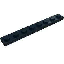 10x LEGO® Part 3460 - Plate 1 x 8