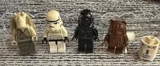 LEGO Star Wars Minifigures Lot of 5 incl R2-D2, Stormtrooper, Ewok, Jawa