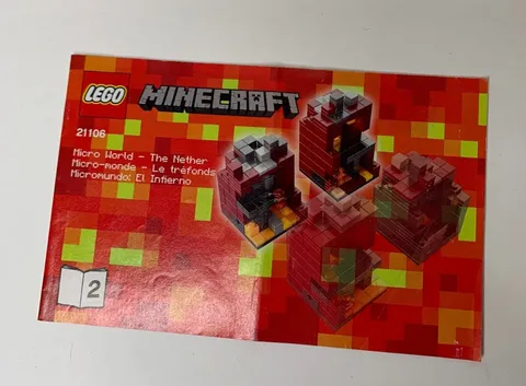 LEGO Minecraft The Village Micro World 21106 Instruction Manual Only