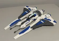 LEGO Star Wars Pre Vizsla's Mandalorian Fighter (9525) 100% Build - Ship Only