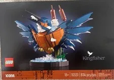 New Unopened LEGO Icons: Kingfisher Bird 10331 (834) Pieces