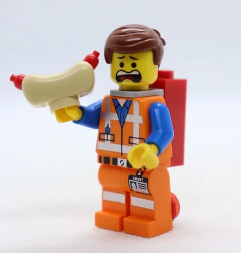 Emmet 70815 Hot Dog + Piece of Resistance Movie LEGO® Minifigure mini figure