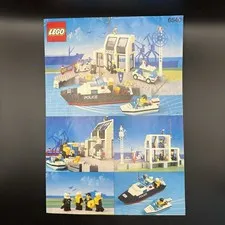 Lego Classic Town 6540 - Pier Police Instruction Booklet Manual - Good Condition