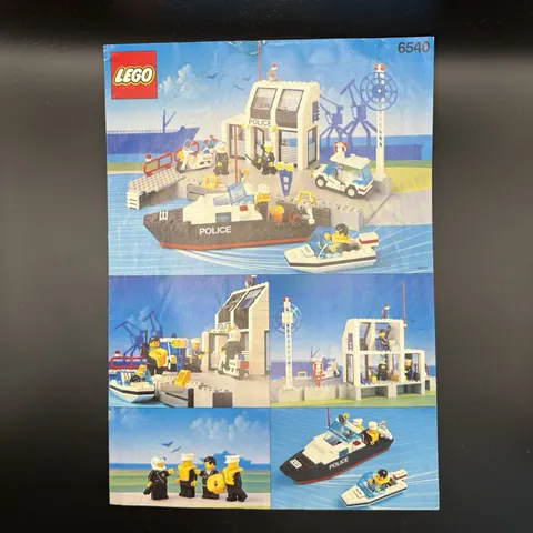 Lego Classic Town 6540 - Pier Police Instruction Booklet Manual - Good Condition