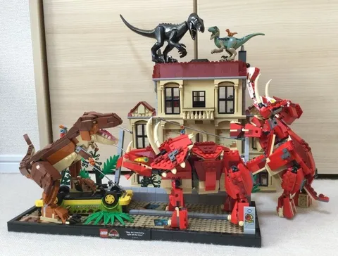 LEGO 75930 Indoraptor Rampage 76956 T. rex 4892 Prehistoric Power Jurassic World