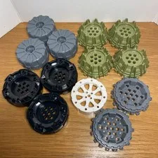 LEGO Large Mixed Wheels Lot 55817 2515 64711 11094 64712