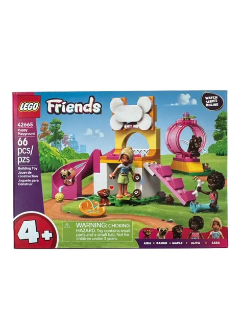 LEGO® Friends™ PUPPY PLAYGROUND 66 Piece 4+ Building Set 42665 Collectible Toys
