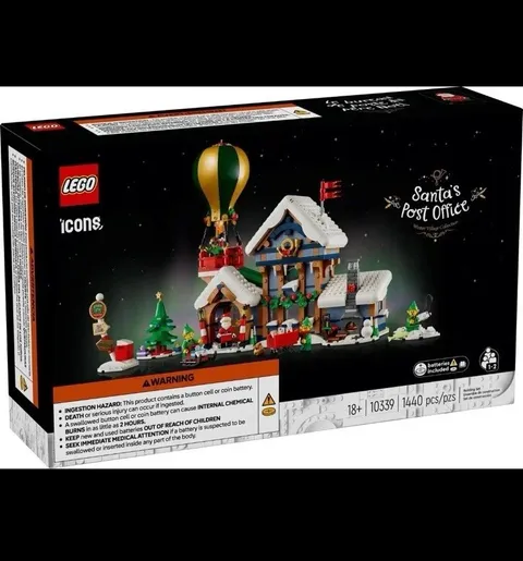 LEGO Icons Santa's Post Office Building Set 10339 Multicolor 1440 Pieces