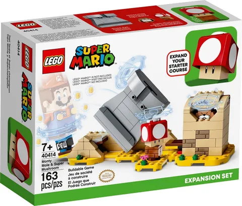 LEGO 40414 Super Mario Monty Mole & Super Mushroom