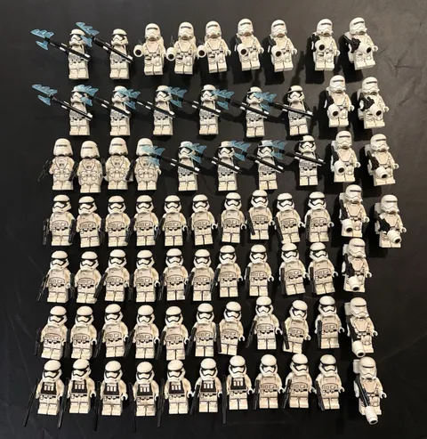 LEGO Star Wars First Order Army Lot 72 Genuine Minifigures Stormtroopers FO