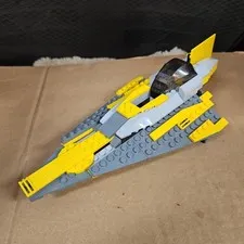 Lego Star Wars Clone Wars Ankin's Jedi Starfighter  #7669 As Seen No Figures