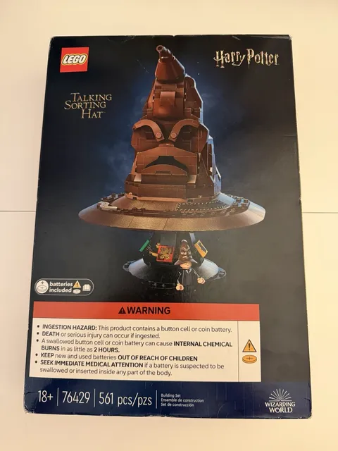Lego Harry Potter Talking Sorting Hat Set 76429 BRAND NEW 561 Pieces Damaged Box