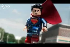 LEGO DC Comics Ripley Custom Man Of Steel Superman Pad Printed Minifigure