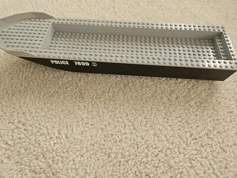 LEGO City Police Boat Hull 54100 54101 16 Inch Black Ship Base Only