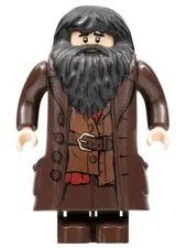 LEGO® Minifigure Harry Potter hp111 Rubeus Hagrid Dark Brown Topcoat w/Buttons (