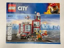 LEGO City 60215 Fire Station Instruction Manual Booklet Guide ONLY
