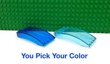 LEGO 8x4x2 Curved Windscreen Windshield  "You Pick Your Color and Qty" NEW