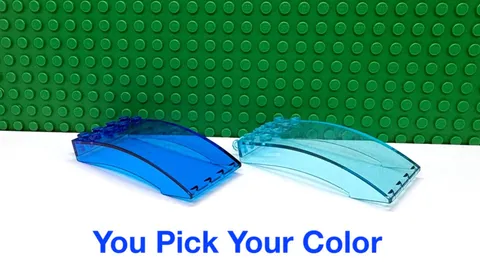 LEGO 8x4x2 Curved Windscreen Windshield  "You Pick Your Color and Qty" NEW