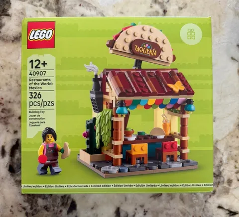 LEGO 40907 Restaurants of the World: Mexico Taqueria Limited Edition 326pcs New