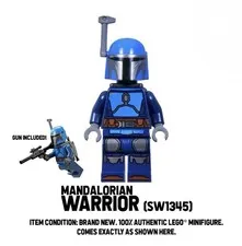 LEGO® Star Wars Mandalorian Warrior Minifigure w/ Blaster 75373 BRAND NEW