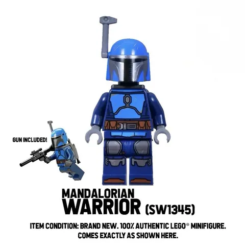 LEGO® Star Wars Mandalorian Warrior Minifigure w/ Blaster 75373 BRAND NEW