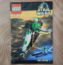 LEGO Star Wars Slave I 7144 Illustrated Instruction Manual Booklet 2000