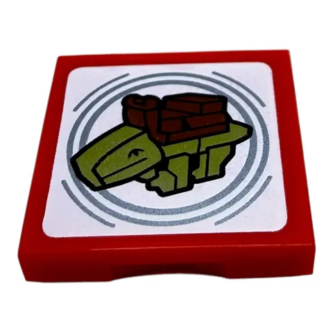 LEGO® Star Wars SMART Tag 2x2 Red Dewback Theme 75425 Mos Eisley 102349c01pb019