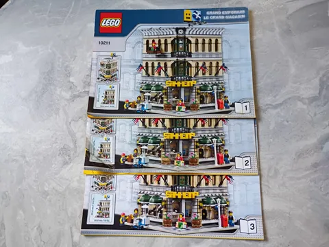 LEGO Grand Emporium 10211 Instructions ONLY 1, 2, & 3