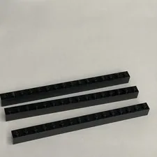 Lego 2465 Black Replacement Parts Pieces Lot of 3