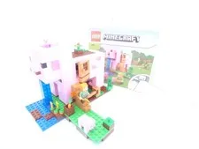 LEGO Minecraft 21170 The Pig House Set With Instructions & Minifigures