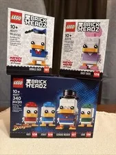 LEGO BrickHeadz | 40377 Donald Duck | 40476 Daisy Duck | 40477 Duck Tales | New