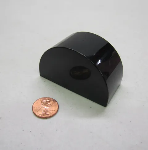 Lego Duplo Black Curved Rounded Block Specialty Part