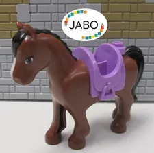 (O 15/2/2) Lego Friends Horse with Saddle Riding Stable Pony Farm
