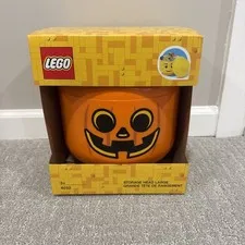 LEGO 4032 Halloween Pumpkin Large Storage Head Container