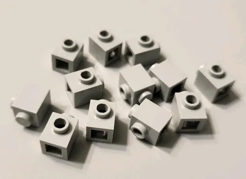 NEW LEGO® 12 Light Bluish Grey Brick Stud on 1 Side Part