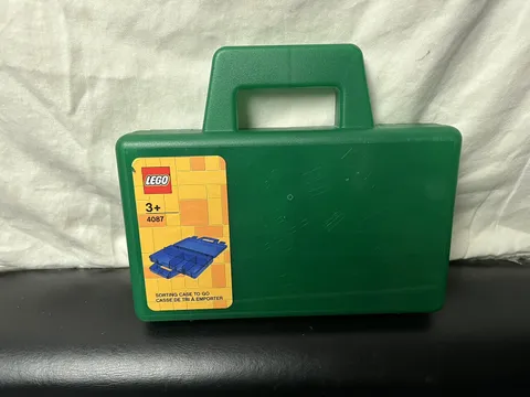LEGO Sorting Case to Go Travel Box Organizer Divider Green 4087, Green Lego Box