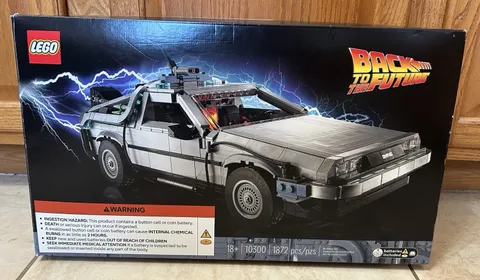 Empty Box Only LEGO Icons Back to the Future Time Machine 10300 DeLorean