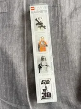 LEGO Star Wars: Magnets 30th Anniversary Boba Fett Slave Leia Sets Lot of 2 