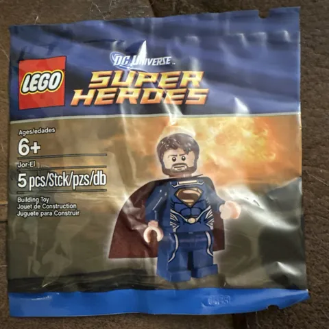 LEGO DC Comics Super Heroes 5001623 Jor-El Polybag. New. Sealed.