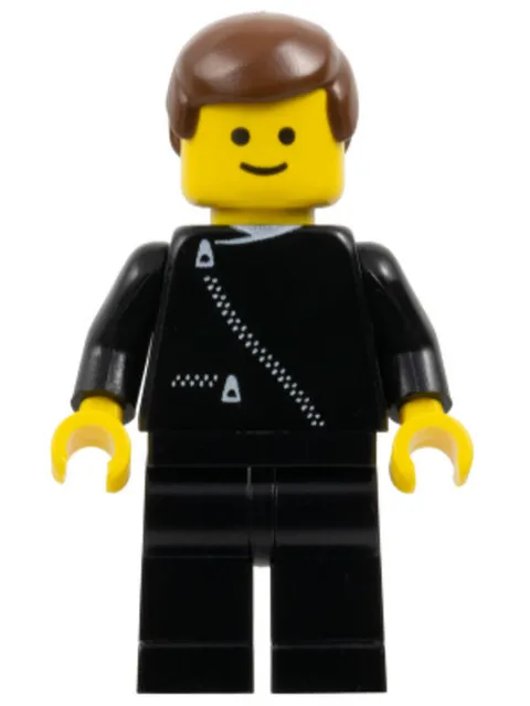 LEGO: Jacket with Zipper Black (zip015)
