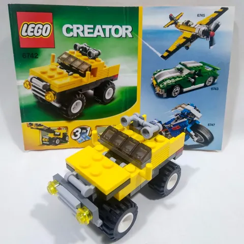 🔥LEGO 6742 Mini Off Roader / Tractor / Telehandler 100% Complete w Instructions