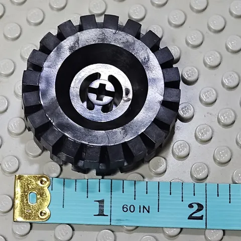 Vtg LEGOLAND 1985 Classic Space Set 6952 Tire OEM Original Part Lego