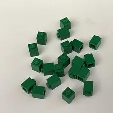 Lego 3005 Green Replacement Parts Pieces Lot of 20