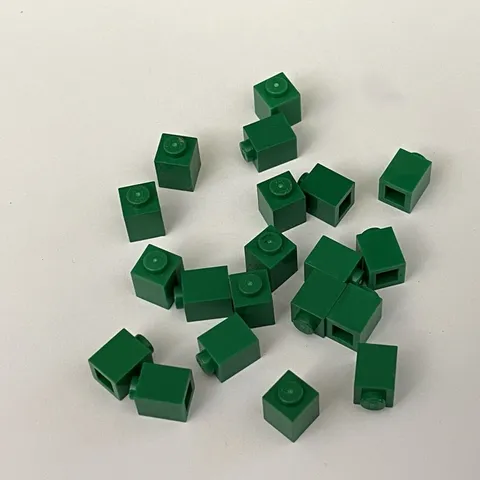 Lego 3005 Green Replacement Parts Pieces Lot of 20