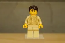 Lego Race Visitor 75889 Male SPEED CHAMPIONS Minifigure Sc062 in Sweater