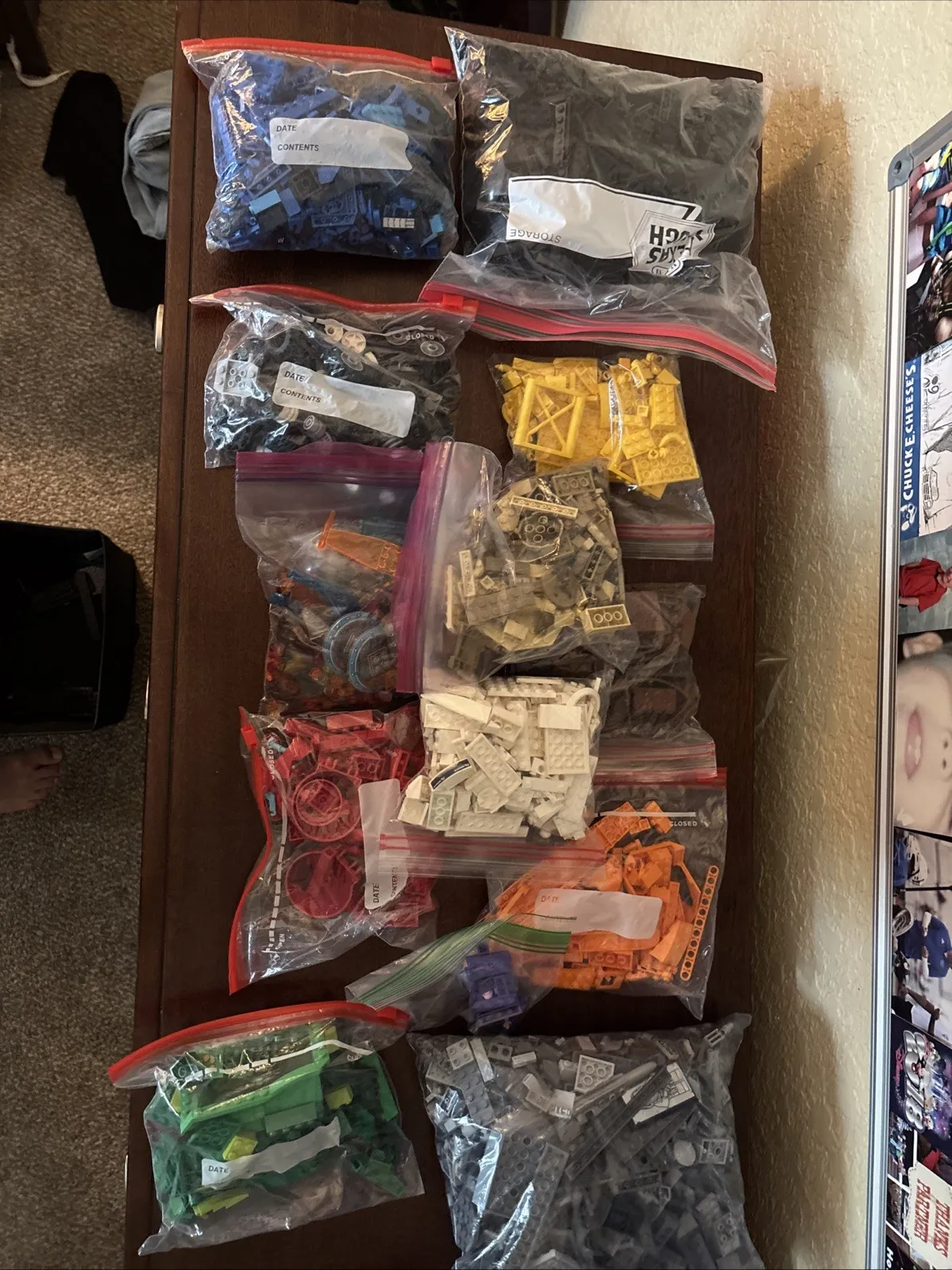7 Plus Pounds  of LEGO Parts Pieces Bricks